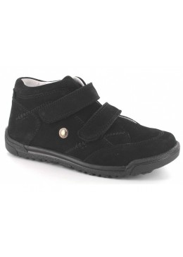 Bartek ботинки черные из нубука для мальчика T-57051/SZ/50
